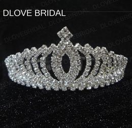 Vintage Crystal Crown Tiara with Comb High Quality Bridal Hair Accessories For Wedding Quinceanera Tiaras Crowns Pageant Rhineston9765179