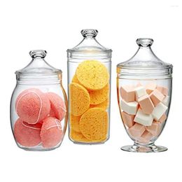 Storage Boxes Premium Quality Acrylic Apothecary Jars Set Vanity Organizers Wedding Candy Buffet Decor Elegant Containers Home And