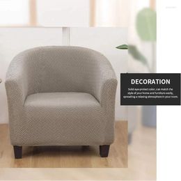 Chair Covers Solid 1 Seat Sofa Slipcover Jacquard Stretch Coffee Cover Armchair Protector Elastic Couch Arm