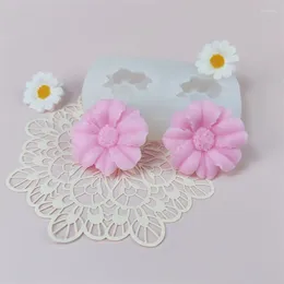 Baking Moulds Flower Mould Creative Decorating Fondant Cake Handmade Soap Candle Small Silicone