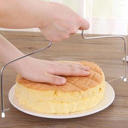 Baking Tools Adjustable Height Line Cake Cut Slicer Stainless Steel Decorating Mould DIY Bakeware Kitchen Cooking Tool