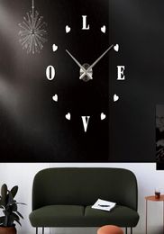 Wall Clocks Quartz Brief Watches 3d Real Big Clock Rushed Mirror Stickers Diy Living Room DISCOUNTS Still Life9232083