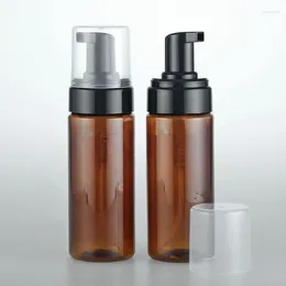 Storage Bottles 150ml Empty Amber Plastic Foaming Bottle Soap Dispenser Container 3OZ Foam-soap-Dispense Foam Lotion Pump F20242195