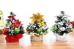 20CM mini Christmas tree tabletop with children039s gifts small Christmas tree ornaments6388815