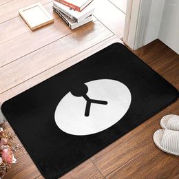 Carpets Cute Kpop Bear Black Bath Mat Rug Home Doormat Kitchen Carpet Decoration