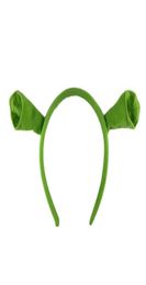 Shrek Hairpin Ears Headband Head Circle Halloween Children Adult Show Hair Hoop Party Costume Item Masquerade Party Supplies1199103