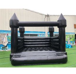 Inflatables black Wedding Jumper Inflatable Bouncy Castle/Moon white Bounce House/Bridal Bouncer Wedding jumping House