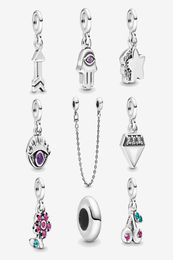 New Listing Charms 925 Silver My Hamsa Hand Dangle Charm Fit Original New Me Link Bracelet Fashion Jewellery Accessories6620915
