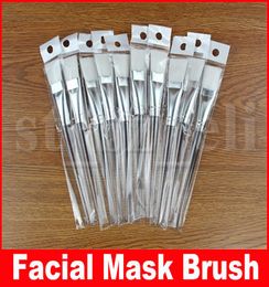 Facial Mask Brush Kit Makeup Brushes Face Skin Care Masks Applicator Cosmetics Home DIY Facial Eye Mask Tools Clear Handle 155cm2347825