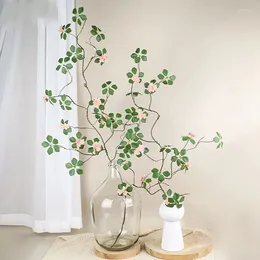 Decorative Flowers Artificial Plants Tree Branches Simulation Guanyin Lotus Leaves Zen Style Fake Wedding Party Home Room Decoration