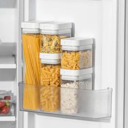 Storage Bottles Plastic Sealed Jar Clear Box Nuts Oatmeal Spice Container Food Fresh Keeping Tank Household Organization