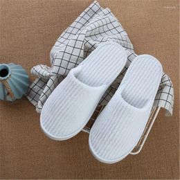 Slippers 10pcs/Lot El Disposable Men Wholesale Non-woven Thick Travel Business Trip Aeroplane Break Shoe