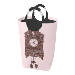 Laundry Bags Autumn Cuckoo Clock A Dirty Clothes Pack