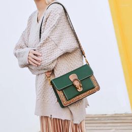 Shoulder Bags Women's Bag Fashion Casual Small Square Luxury 2024 Trend Wild Crossbody Messenger Handbags Solid Colour Tote