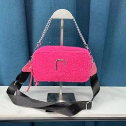 Designer plush camera bag monogrammed square bags luxury fashion simple commuter messenger handbag Lady purse 286d