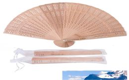 Personalized Wooden hand fan Wedding Favors and Gifts For Guest sandalwood hand fans Wedding Decoration Folding Fans4769721