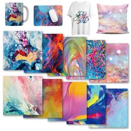 Window Stickers XFX Infusible Transfer Ink Sheet Watercolour Heat Paper 12X12" Sublimation For Machine Mug DIY T-Shirt