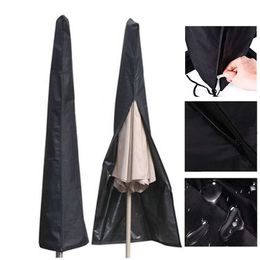 - Terrace Waterproof Sunshade Umbrella Cover with Storage Zipper Bag From 7 Feet to 10 Feet, Suitable for Outdoor Market Umbrellas
