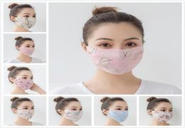 Summer Women Scarf Face Mask 27 Styles Silk Chiffon Handkerchief Outdoor Windproof Half Face Dustproof Sunshade Masks AntiUV Fac3169995
