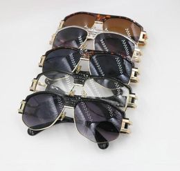 fashion sun glasses high quality 670 metal style men women sunglasses eyewear men women UV400 metal man driving eyewear gafas de s3767423