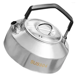 Mugs Wear-resistant Stovetop Kettle Camping Tea Boiler Kitchen Water Pot Stainless Steel Convenient Outdoor