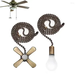 Decorative Figurines Ceiling Fan Pull Chain Beaded Ball Extension Chains Switch Rope Extender Included Light Bulb Shaped