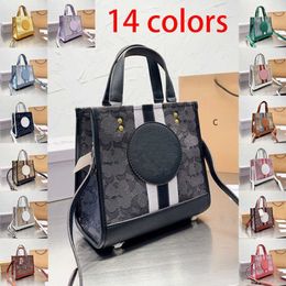 Evening Bags Totes Coa Leather Tote Woman Designer 14 Colours Designers Handbag Large Capacity Shopper Crossbody Purse 221020 304S