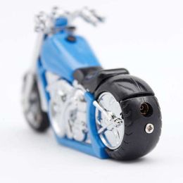Creative Motorcycle Shape Lighter,Jet Torch Windproof Blue Flame Refillable Butane Gas Unfilled Cigarette Lighter