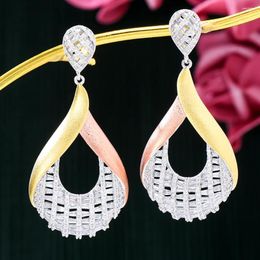 Dangle Earrings Kellybola Trendy Women's Korean Style Vintage Drop 2024 Earings Female Jewellery High Quality Fashion