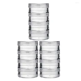 Storage Bottles Eye Cream Box Empty Organisers Cosmetics Sample Holding Jars Small Clear Leak-proof Face Portable Creami