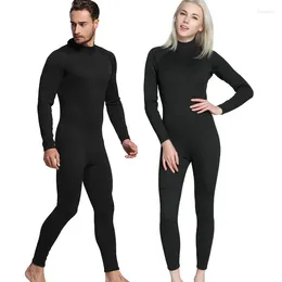 Women's Swimwear 2MM Black Wetsuit Siamese Surf Clothing Anti Cold Waterproof Outdoor Beach Swimsuit Diving Suit For Women