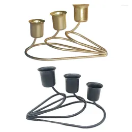 Candle Holders 77JF Holder For Pillar Candles Tall Taper Long Thick Decor Display Dinning Party Wedding Iron Metal