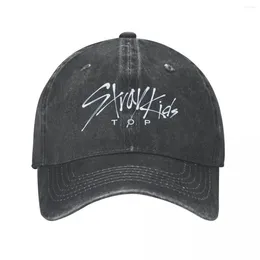 Ball Caps Fashion Korean Band Baseball Cap For Men Women Distressed Denim Washed Headwear Outdoor Activities Gift Hats