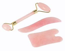 three both natural and unique natural jade powder scraping boardMassage Roller Slimming Face Skin Care Gua Sha Scraping Pleasure C5724151