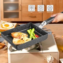 Cookware Sets Japanese Oko Fried Egg Roll Thick Breakfast Non-stick Rice Stone Square Pan