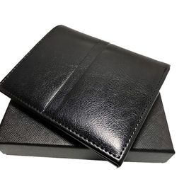 BOBAO Mens Wallet Credit Card Holder Portable Cash Clip High-quality Leather Business Coin Bag German Craftsmanship purse With Box Set 241t