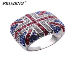New Arrival The British Flag Ring British mark UK Logo Charm Punk Rock Rings For Women Men Fashion Jewelry Hip Hop Anel134432417421934