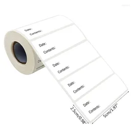 Gift Wrap 500pcs Kitchen Stickers Refrigerator Freezer Storage Date Content Labels For Container Bag Jar Packing