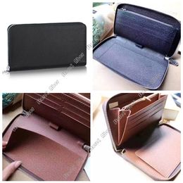 Aber Zippy Organizer Long Wallets Frauen echte Leder -Reise Brieftasche beliebte Anpassung Frauen Clutch Scheckbuch Passhalter 236W