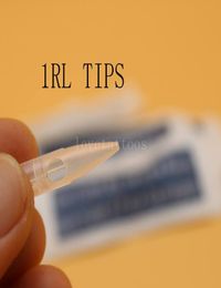 100 Pcs 1RL Tattoo Needle Tips Disposable Individual Packaged Tattoo Nozzle Tip Caps For BioTouch DrangonMosaicMerlin Tattoo Eye9295796