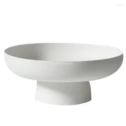 Plates Dropship Fruit Dish Round Drain Basket Modern Container For Kitchen Counter Table Centerpiece