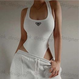 Women's Jumpsuit Tanks Camis Tops Europe/US Sexy Hot Babes Girls Ribbed knit Sports Sleeveless Suspenders Vest Bikini Tees Bottoming Shirts