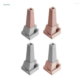 Candle Holders Concrete Incense Burner Geometric Building Stick Insert Mold Creative Candlestick Stand Holder For Home Office