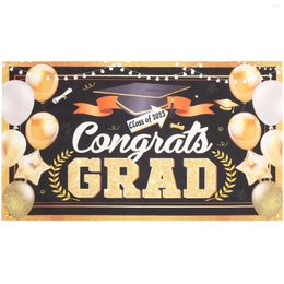 Party Decoration Graduation Season Background Cloth Banner With Ribbon