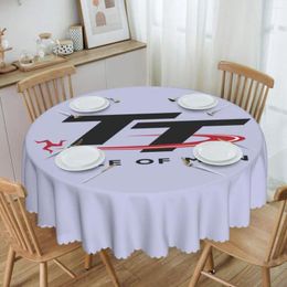 Table Cloth Round Tablecloth 60 Inches Kitchen Dinning Waterproof Motorcycle Sport Cover