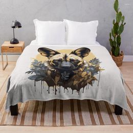 Blankets African Wild Dog Throw Blanket Thermal For Sofa Christmas Gifts
