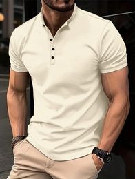 2024 Mens Short Sleeve Walf Checks Polo shirt Clothing Summer Breathable Street Casual Fashion Shirt 240507