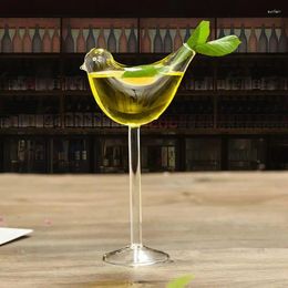 Wine Glasses Bird Shaped Glass 150ml Clear Champagne Creative Cocktail Drinkware Drinking Glassware For KTV Party