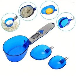 Coffee Scoops Electronic Digital Kitchen Scale With 3 Measuring Spoons Food For Portioning Milk Flour Spices 300gram/0.1gram