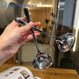 Spoons Stainless Steel Ladle Durable Feel Comfortable Deepen And Thicken Kitchen Bar Supplies Small Spoon Round